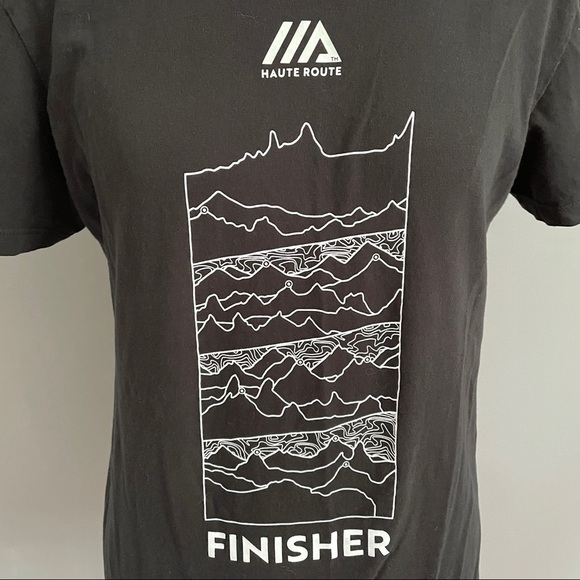 Mavic Black MTB Mountain Bike Haute Route Cotton T-shirt - S, Unisex - Picture 2 of 7